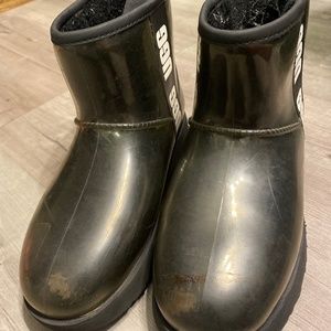 Women’s Black Ugg Rainboots